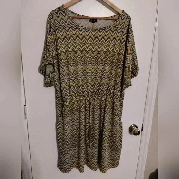 Tacera Dresses & Skirts - Plus Size Yellow Dress Tacera